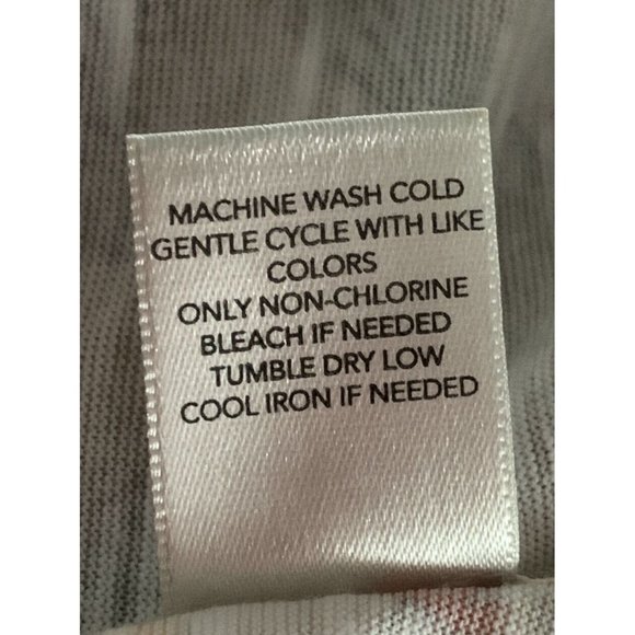 Christopher & Banks Sz Petite MEDIUM PM Floral Border Print Tunic 3/4 Sleeve EUC - Picture 10 of 10